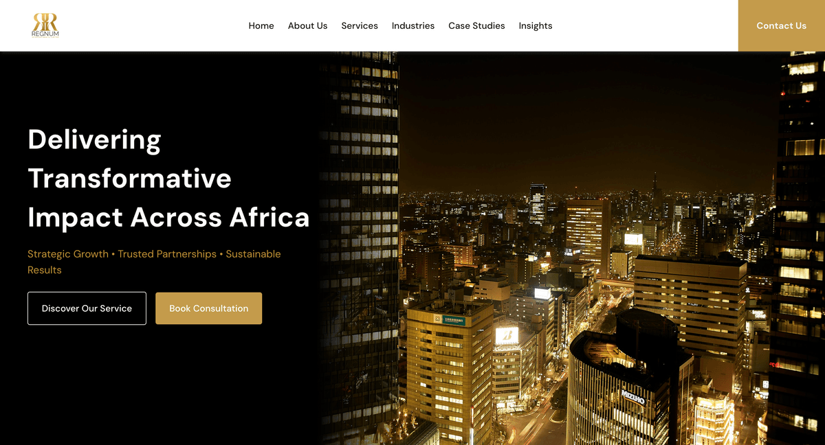 Business Landing Page