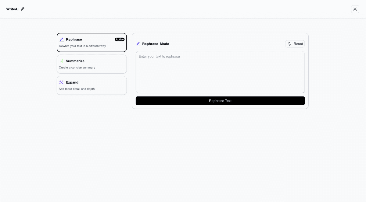 AI Writing Assistant
